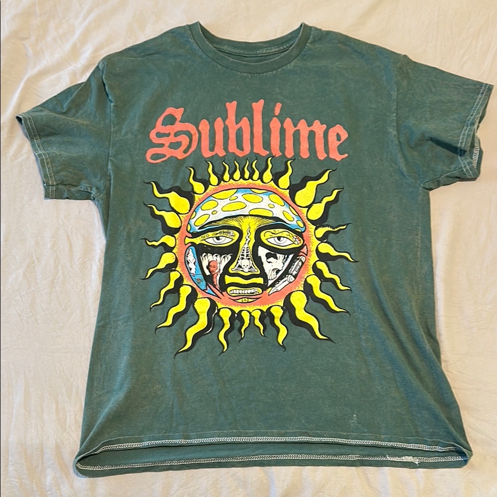 Sublime Graphic Tee with Sun Design